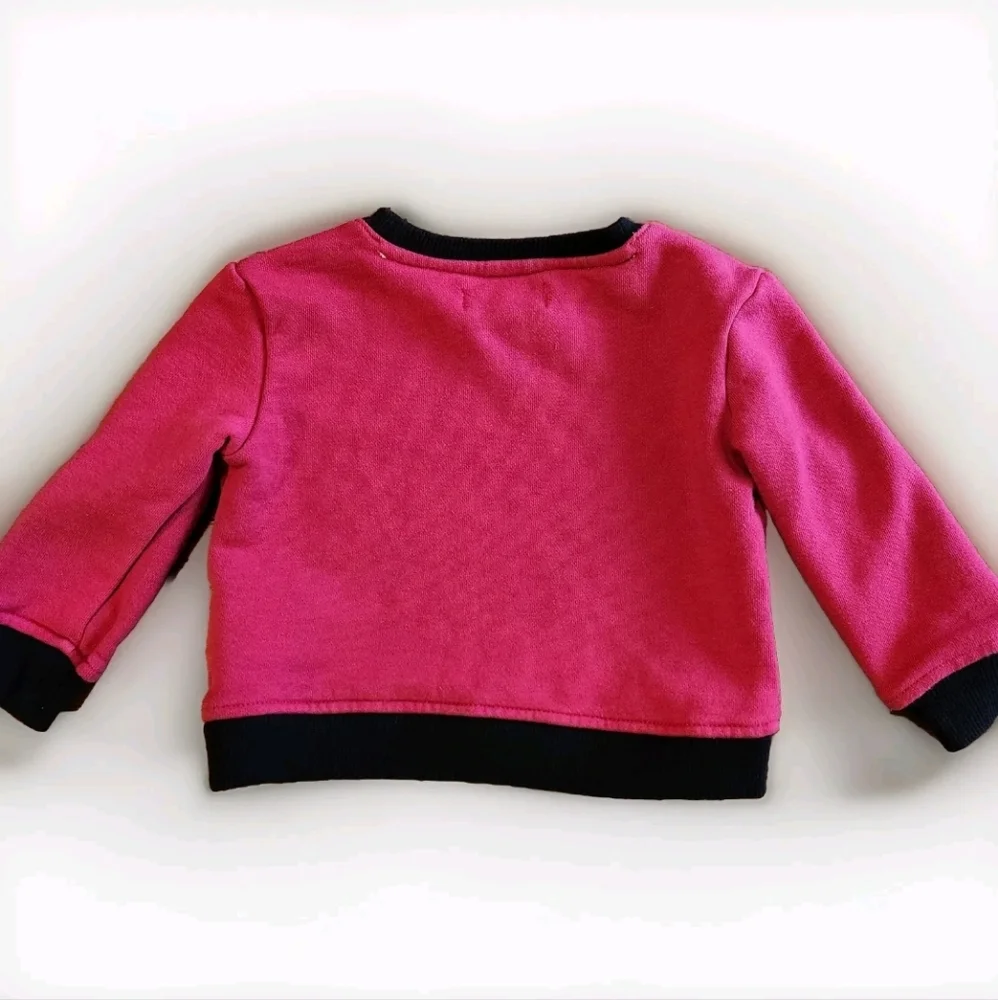 True Religion Heavyweight Sweatshirt Size 18 Month Colors Maroon Black White - Picture 10 of 10